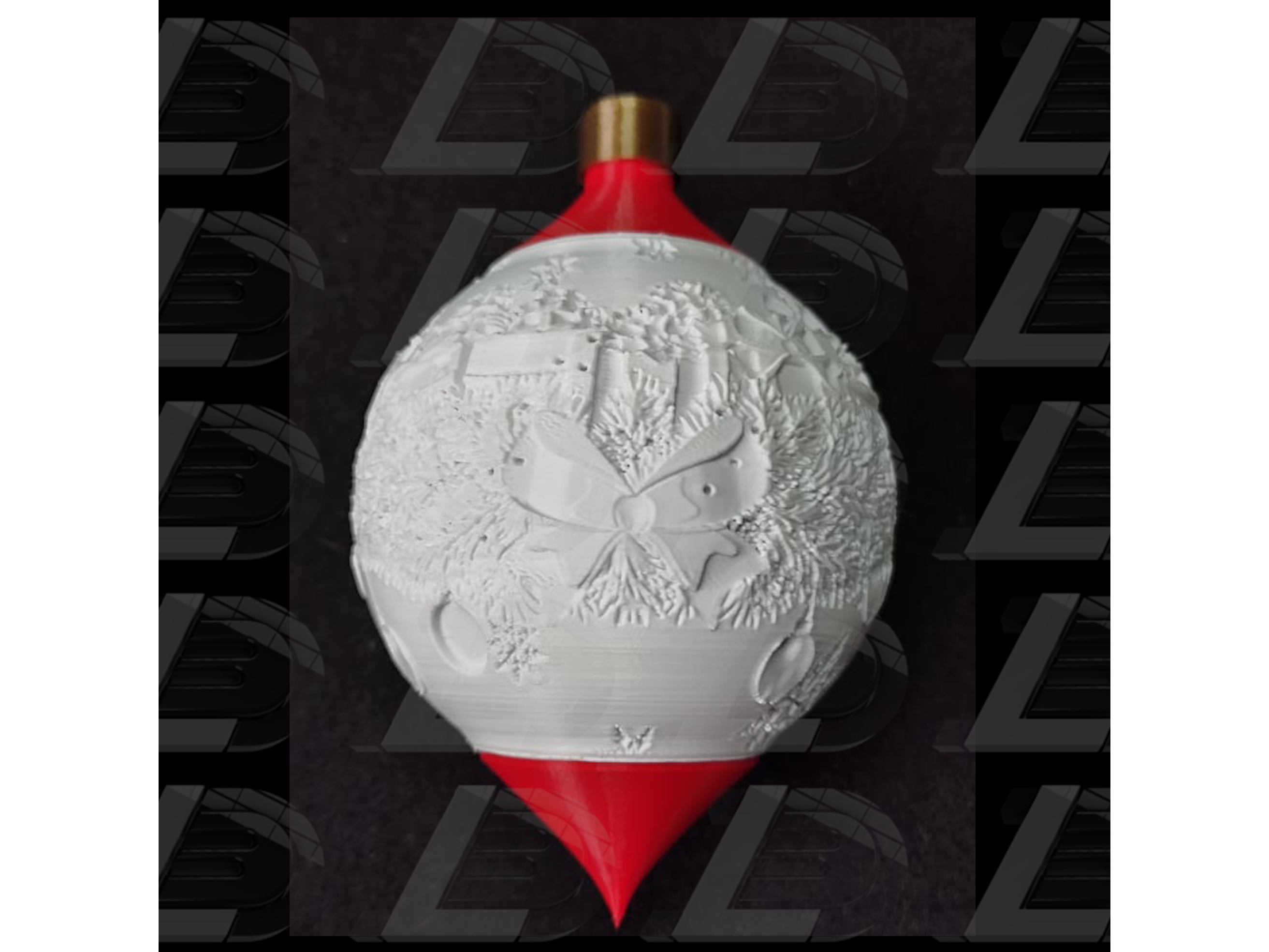 Bola de Natal Lithophane Personalizada