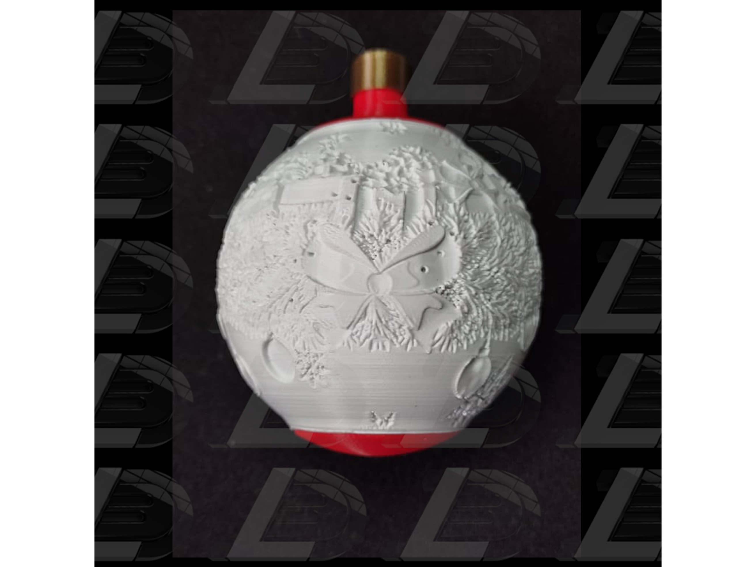 Bola de Natal Lithophane Personalizada