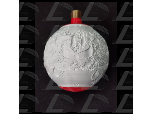 Bola de Natal Lithophane Personalizada